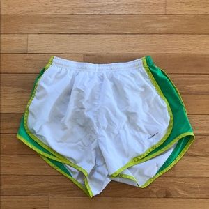 White  Nike Athletic Shorts